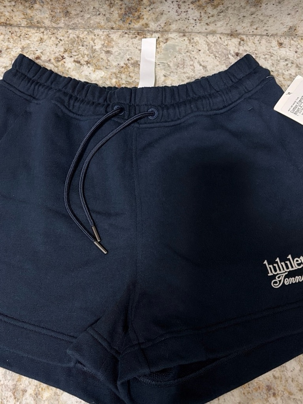 lululemon athletica Navy Drawstring Waist Athletic Shorts